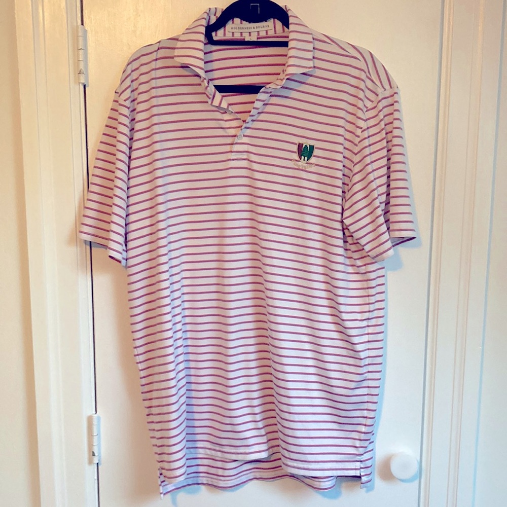 Holderness &  Bourne Mens Golf Shirt Pine Valley